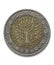 TwoÂ euro denomination circulation coin